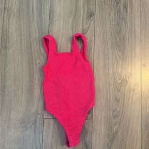 Hunza G Kids Pink One Piece Bodysuit